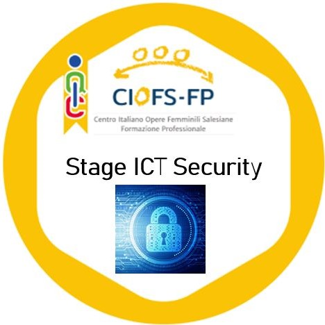Stage del  corso  per Responsabile  della Sicurezza di reti informatiche e della protezione dei dati realizzato presso la Sede Formativa CIOFS-FP di Reggio Calabria